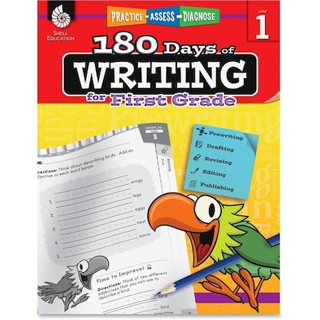 Shell Education Teacher Created Materials 180 Days Of Writing, Gr-1, Ast SHL51524
